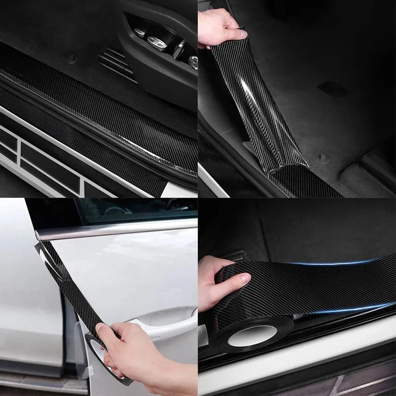 Carbon Fiber Car Door Edge & Bumper Protector Strip