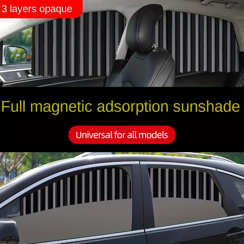 Magnetic Sunshade Curtain for Car Side Windows