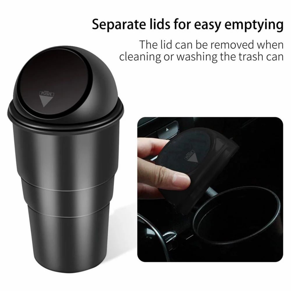 Mini Car Trash Can – Portable, Detachable & Easy to Clean