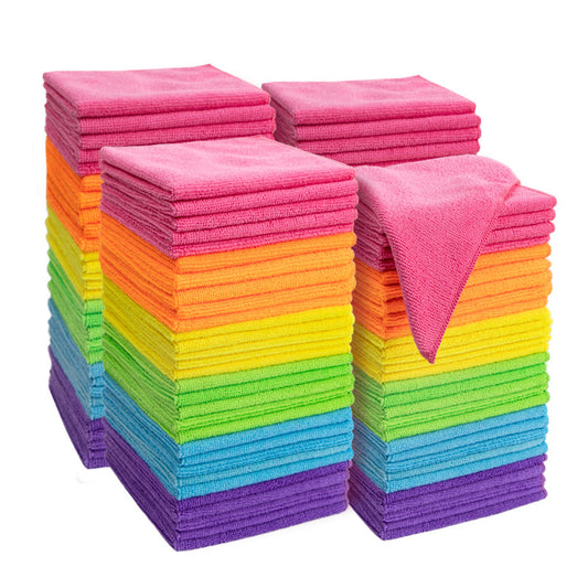 All-Purpose Microfiber Cleaning Cloths – Quick-Dry & Super Absorbent 4pcs