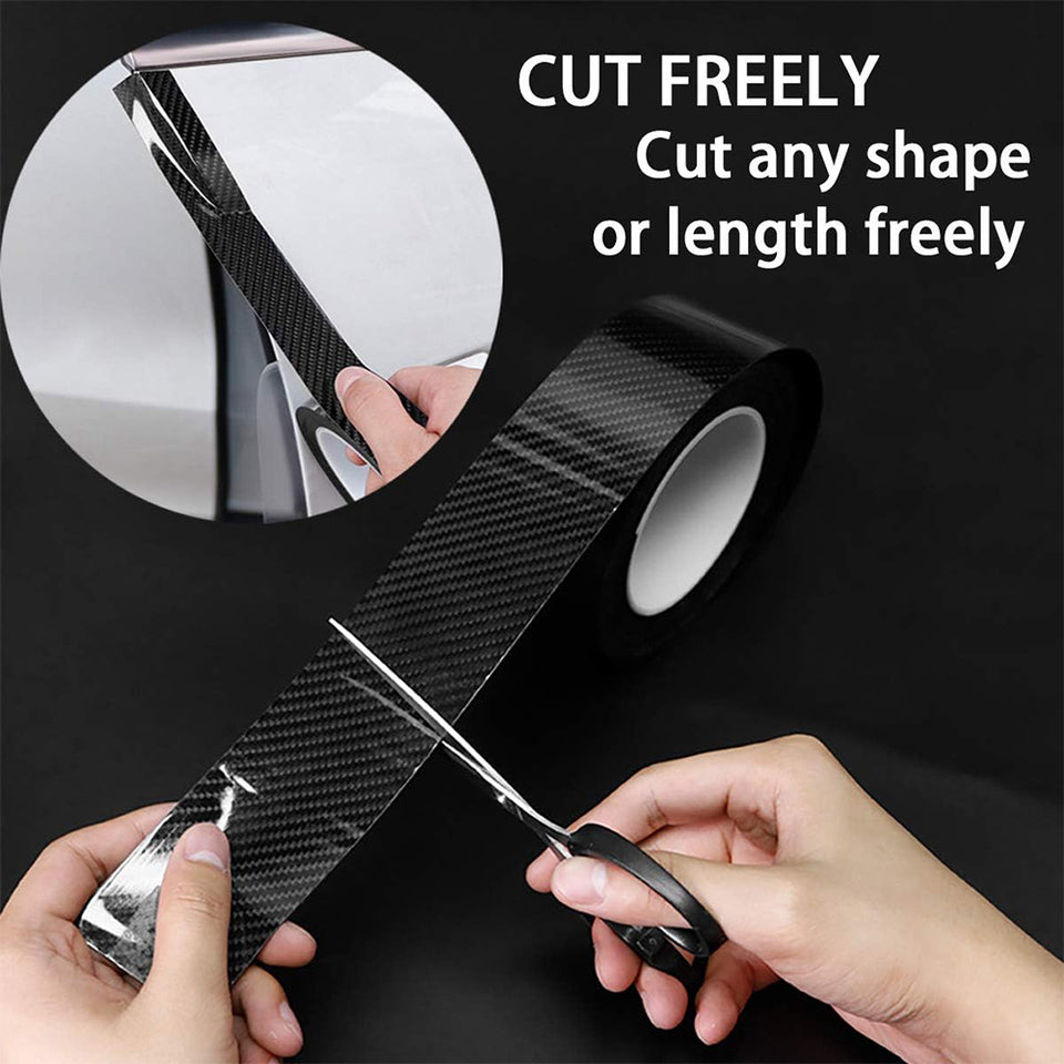 Carbon Fiber Car Door Edge & Bumper Protector Strip