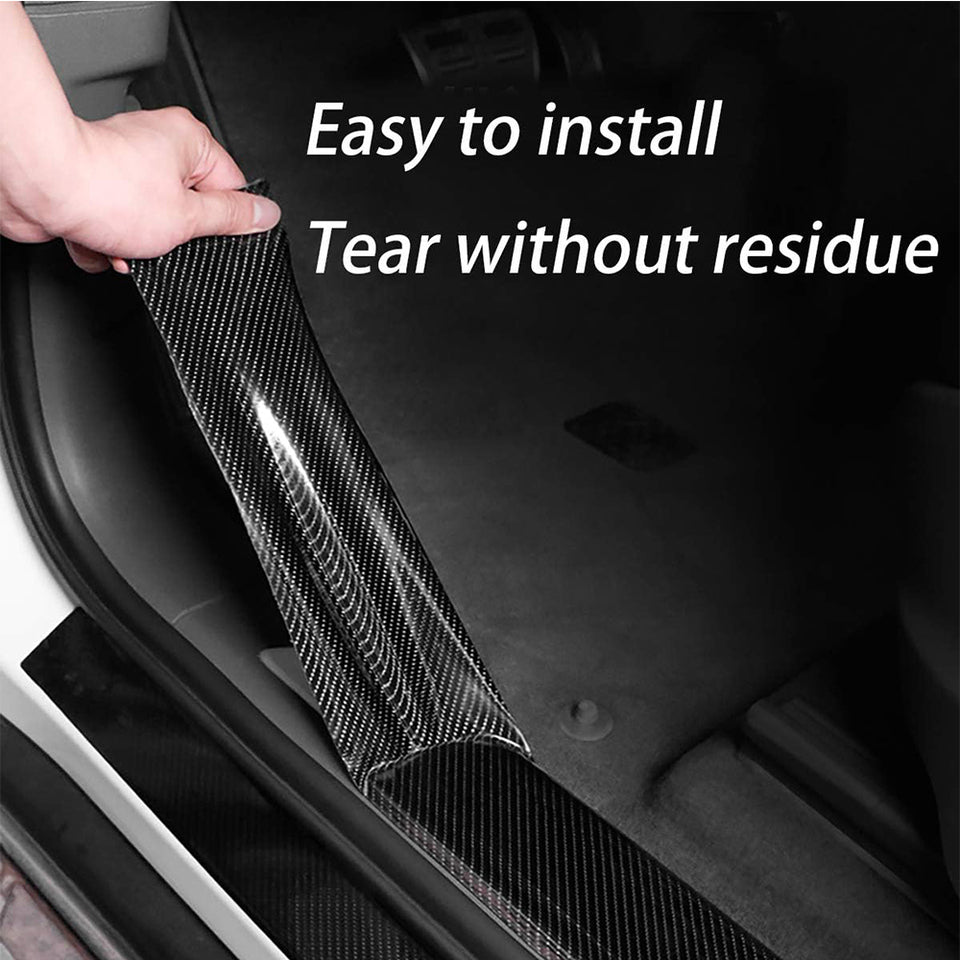 Carbon Fiber Car Door Edge & Bumper Protector Strip