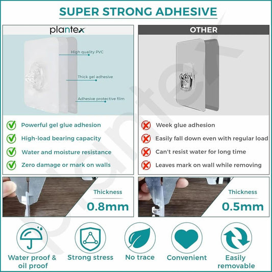 Adhesive Bathroom Shelf – Drill-Free Organizer